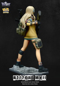 画像6: ナッツプラネット[T75020]1/24 アンチマテリアルライフルとサイボーグ少女 ベルフォードMK2