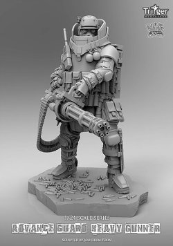 画像2: ナッツプラネット[T75021]1/24 バルカン砲で正面突撃を図るヘビーガンナー