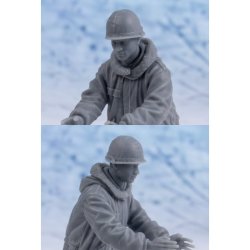 画像9: ディオラマグ・フィギュア[DF 002]1/35 現用 アメリカ フィッシュテールパーカーを着た兵士 荷物積み込み(ヘッド3個付)