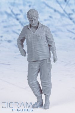 画像1: ディオラマグ・フィギュア[DF 004]1/35 現用 イスラエル 1950-70年代の戦車兵 車両に寄りかかる兵士(ヘッド3個付)