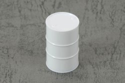 画像1: ラウペンモデル[RM35-007W]1/35 200L ドラム缶セット（汎用）［白］