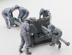 画像2: リッチモデル[RC35044] 1/35 英・QF6ポンド対戦車砲・砲移動中兵員5体