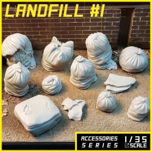 画像1: Scientific Models(サイエンティフィックモデルズ)[AM14]LANDFILL SET #1 (1)