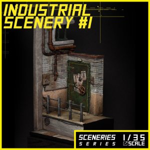 画像1: Scientific Models(サイエンティフィックモデルズ)[AM63]INDUSTRIAL SCENERY #1 (1)