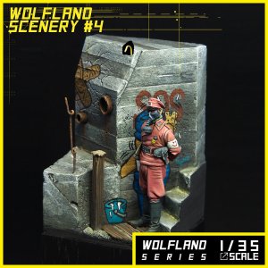 画像1: Scientific Models(サイエンティフィックモデルズ)[AM78]WOLFLAND SCENERY #4 (1)