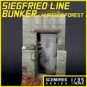 画像1: Scientific Models(サイエンティフィックモデルズ)[AM96]SIEGFRIED LINE BUNKER (1)