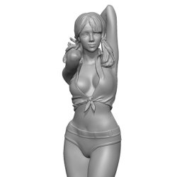 画像1: SOL MODEL[C697]1/20 ボーイレッグ姿のジイナ