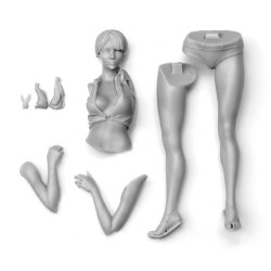 画像4: SOL MODEL[C697]1/20 ボーイレッグ姿のジイナ