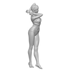 画像2: SOL MODEL[C730]1/35 ボーイレッグ姿のジイナ(3D)
