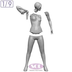 画像5: SOL MODEL[C731]1/9 女性戦士マーゴット