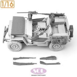 画像4: SOL MODEL[MM1000]1/16 WWII アメリカ 1/4トン汎用トラック ディテールアップセット(タコム用)
