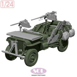 画像1: SOL MODEL[MM1001]1/24 WWII アメリカ 1/4トン汎用トラック ディテールアップセット
