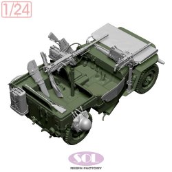 画像4: SOL MODEL[MM1001]1/24 WWII アメリカ 1/4トン汎用トラック ディテールアップセット