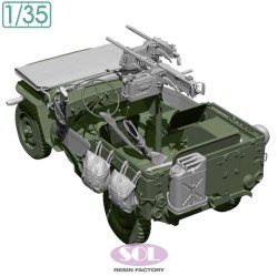 画像2: SOL MODEL[MM1002]1/35 WWII アメリカ 1/4トン汎用トラック ディテールアップセット
