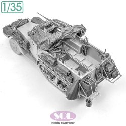 画像2: SOL MODEL[MM1006]1/35 WWII アメリカ M3A1ハーフトラック アクセサリーセット(ドラゴン用)