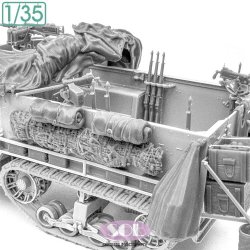 画像4: SOL MODEL[MM1006]1/35 WWII アメリカ M3A1ハーフトラック アクセサリーセット(ドラゴン用)
