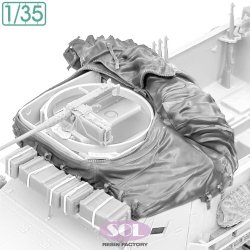 画像1: SOL MODEL[MM1007]1/35 WWII アメリカ M3A1ハーフトラック キャンバストップ(ドラゴン用)