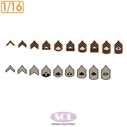 画像3: SOL MODEL[MM1008]1/16 WWII アメリカ陸軍 記章デカールセット＃4