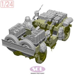 画像2: SOL MODEL[MM1010]1/24 WWII イギリス SAS 1/4トン4x4パトロールカー コンバージョンキット Ver.2