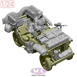 画像4: SOL MODEL[MM1010]1/24 WWII イギリス SAS 1/4トン4x4パトロールカー コンバージョンキット Ver.2
