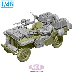 画像4: SOL MODEL[MM1012]1/48 WWII イギリス SAS 1/4トン4x4パトロールカー コンバージョンキット Ver.2