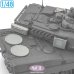 画像3: SOL MODEL[MM1017]1/48 現用 ドイツ レオパルト2 A7V主力戦車 メッシュパーツセット(タミヤ用) (3)