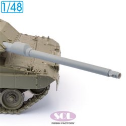 画像1: SOL MODEL[MM1018]1/48 現用 ドイツ レオパルト2 A7V主力戦車 主砲身(タミヤ用)