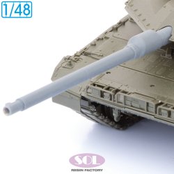 画像3: SOL MODEL[MM1018]1/48 現用 ドイツ レオパルト2 A7V主力戦車 主砲身(タミヤ用)