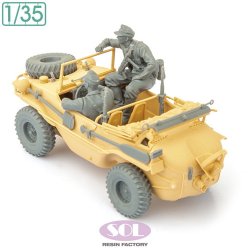 画像2: SOL MODEL[MM1020]1/35 WWII ドイツ シュビムワーゲン166型 アップグレードキット＃2(タミヤ用)