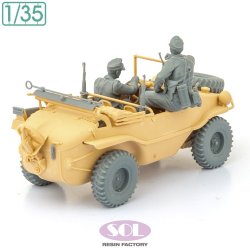 画像3: SOL MODEL[MM1020]1/35 WWII ドイツ シュビムワーゲン166型 アップグレードキット＃2(タミヤ用)