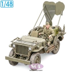 画像1: SOL MODEL[MM1021]1/48 WWII アメリカ 1/4トン4x4トラック「フォローミー」フルキット