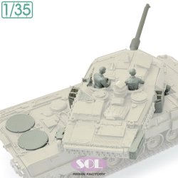 画像2: SOL MODEL[MM1022]1/35 現用 ドイツ レオパルト2 A7V主力戦車 ディテールアップセット(タミヤ用)