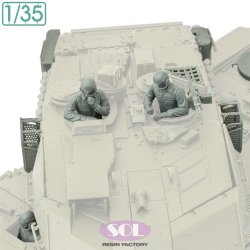 画像3: SOL MODEL[MM1022]1/35 現用 ドイツ レオパルト2 A7V主力戦車 ディテールアップセット(タミヤ用)