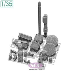 画像5: SOL MODEL[MM1022]1/35 現用 ドイツ レオパルト2 A7V主力戦車 ディテールアップセット(タミヤ用)