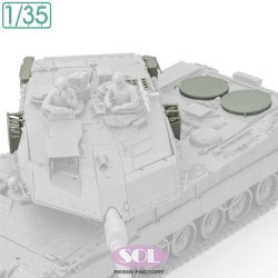 画像1: SOL MODEL[MM1023]1/35 現用 ドイツ レオパルト2 A7V主力戦車 メッシュパーツセット(タミヤ用)
