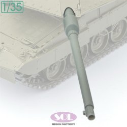画像1: SOL MODEL[MM1024]1/35 現用 ドイツ レオパルト2 A7V主力戦車 主砲身(タミヤ用)