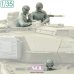 画像2: SOL MODEL[MM1026]1/35 現用 ドイツ レオパルト2 A7V主力戦車 戦車兵&MG3対空機関銃セット 3体入(タミヤ用) (2)