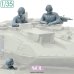 画像3: SOL MODEL[MM1026]1/35 現用 ドイツ レオパルト2 A7V主力戦車 戦車兵&MG3対空機関銃セット 3体入(タミヤ用) (3)