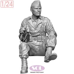 画像2: SOL MODEL[MM1039]1/24 WWII アメリカ陸軍 双眼鏡を持つ車両乗員