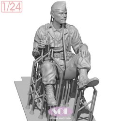 画像3: SOL MODEL[MM1039]1/24 WWII アメリカ陸軍 双眼鏡を持つ車両乗員
