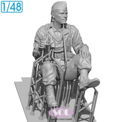画像3: SOL MODEL[MM1041]1/48 WWII アメリカ陸軍 双眼鏡を持つ車両乗員