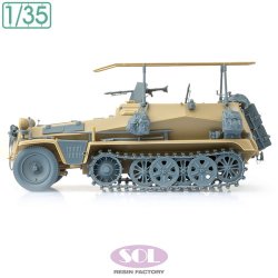 画像3: SOL MODEL[MM1044]1/35 WWII ドイツ Sd.Kfz.250/3無線指揮車グライフ ディテールアップセット(タミヤ用)