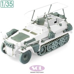 画像4: SOL MODEL[MM1044]1/35 WWII ドイツ Sd.Kfz.250/3無線指揮車グライフ ディテールアップセット(タミヤ用)
