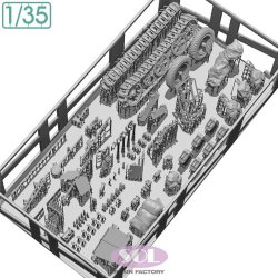 画像5: SOL MODEL[MM1044]1/35 WWII ドイツ Sd.Kfz.250/3無線指揮車グライフ ディテールアップセット(タミヤ用)