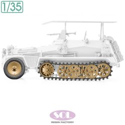 画像1: SOL MODEL[MM1045]1/35 WWII ドイツ Sd.Kfz.250/3無線指揮車グライフ 自重変形タイヤ&履帯セット(タミヤ用)