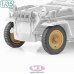 画像2: SOL MODEL[MM1046]1/35 WWII ドイツ Sd.Kfz.250/3無線指揮車グライフ 自重変形タイヤセット(タミヤ用) (2)
