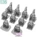 画像5: SOL MODEL[MM1047]1/35 WWII ドイツ M41型熱帯地用リュックサックセット(10個入) (5)
