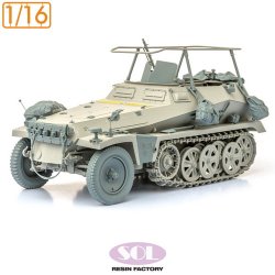 画像1: SOL MODEL[MM1048]1/16 WWII ドイツ Sd.Kfz.250/3軽装甲無線車 ディテールアップセット(ダスヴェルク用)