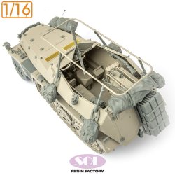 画像2: SOL MODEL[MM1048]1/16 WWII ドイツ Sd.Kfz.250/3軽装甲無線車 ディテールアップセット(ダスヴェルク用)