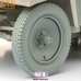 画像1: SOL MODEL[MM1049]1/16 WWII ドイツ Sd.Kfz.250/3軽装甲無線車 自重変形タイヤセット(ダスヴェルク用) (1)